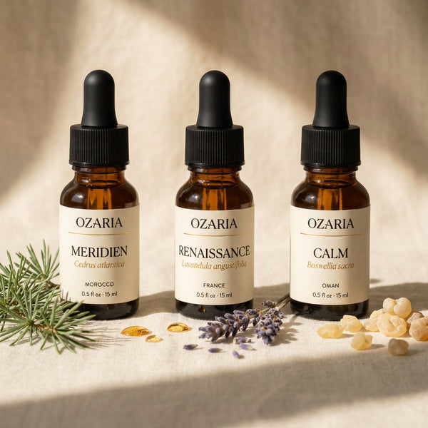 The Founder's Set — three single-origin oils
