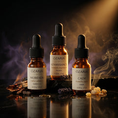 OZARIA Founder's Set dramatic chiaroscuro — premium variation
