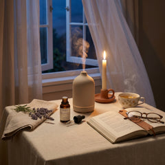 RENAISSANCE afternoon ritual with cold-air diffuser and Maillette lavender