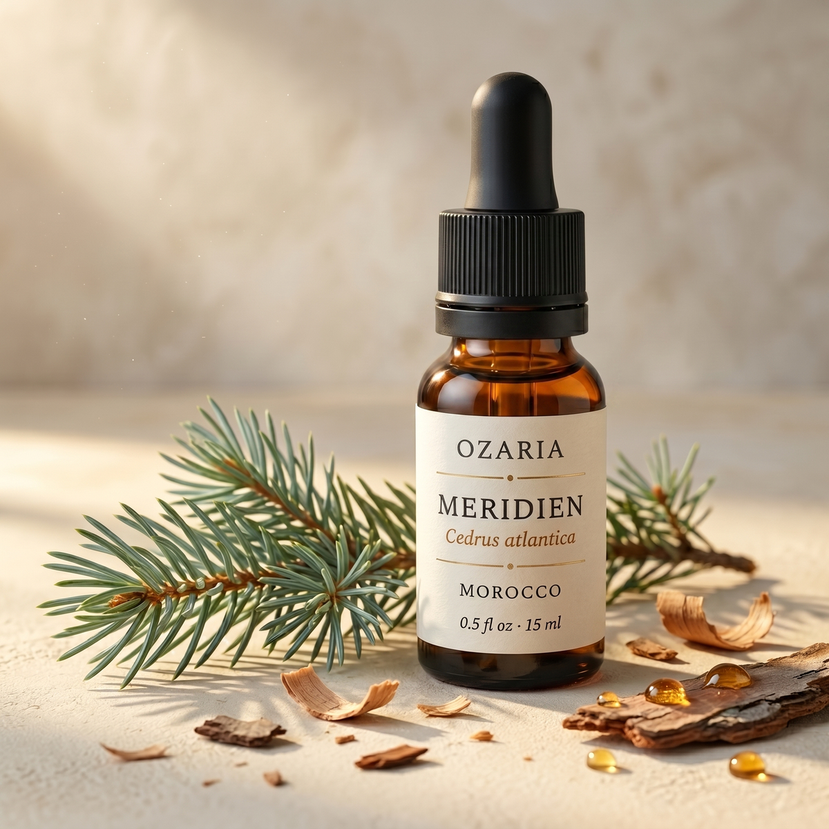 OZARIA MERIDIEN — Atlas Cedar essential oil, single-origin from Morocco